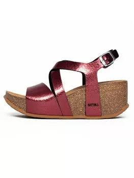 Босоножки на высоком каблуке Bayton Sandals Malaga, бордо