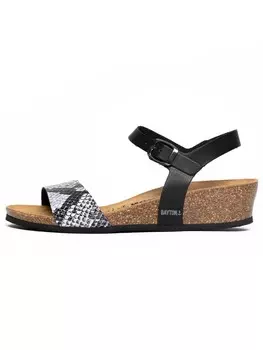Босоножки на высоком каблуке Bayton Strap Sandals Wodonga, черный