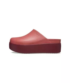 Босоножки на высоком каблуке Crocs Clogs, красный
