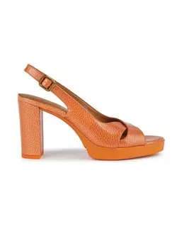 Босоножки на высоком каблуке D WALK PLEASURE 85S Geox, цвет orange