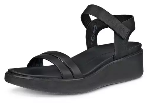 Босоножки на высоком каблуке ECCO Strap Sandals, черный