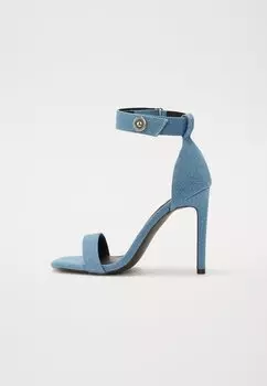 Босоножки на высоком каблуке Even&Odd, деним
