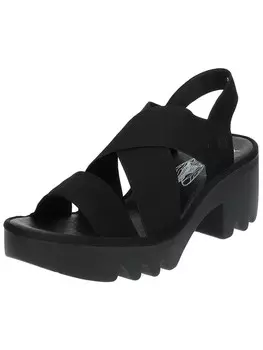 Босоножки на высоком каблуке FLY LONDON Strap Sandals, черный