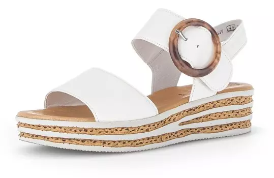 Босоножки на высоком каблуке GABOR Sandals, белый