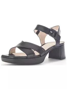 Босоножки на высоком каблуке GABOR Strap Sandals, черный