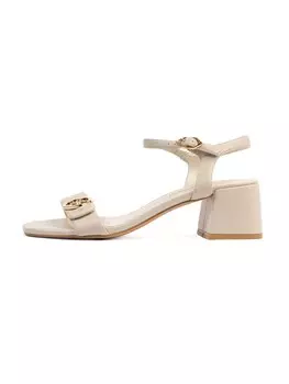 Босоножки на высоком каблуке Gattinoni Strap Sandals, бежевый