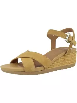 Босоножки на высоком каблуке GEOX Sandals D Ischia Corda C, светло-коричневый