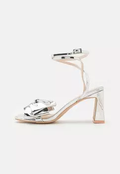 Босоножки на высоком каблуке HASELLE RAID, цвет silver