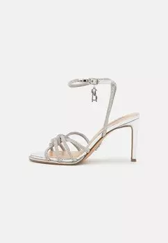 Босоножки на высоком каблуке KAILYN Steve Madden, цвет silver