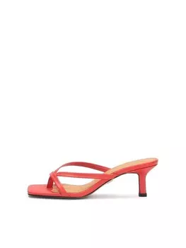 Босоножки на высоком каблуке Kazar Mules, цвет pastel red