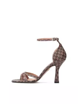 Босоножки на высоком каблуке Kazar Sandals, коричневый