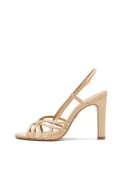 Босоножки на высоком каблуке Kazar Strap Sandals, бежевый