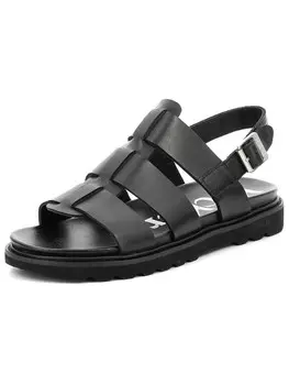 Босоножки на высоком каблуке Kickers Strap Sandals, черный