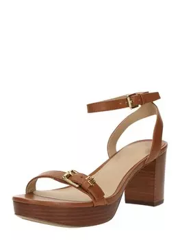 Босоножки на высоком каблуке Lauren Ralph Lauren Strap Sandals MELISSAH, коричневый