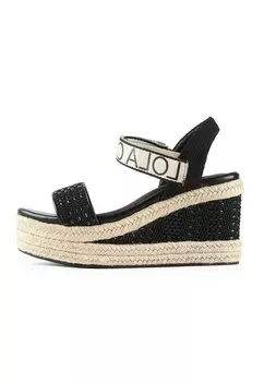 Босоножки на высоком каблуке LOLA CASADEMUNT, цвет black