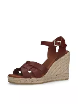 Босоножки на высоком каблуке MANFIELD Strap Sandals, темно-коричневый