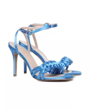 Босоножки на высоком каблуке Marc Ellis, синий