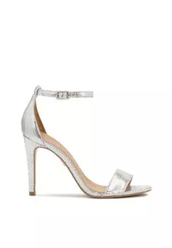 Босоножки на высоком каблуке MEGAN... Kazar, серебристый