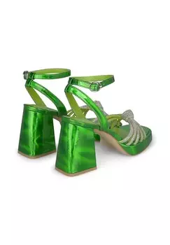 Босоножки на высоком каблуке NUDO PEDRERA Alma en Pena, светло-зеленый