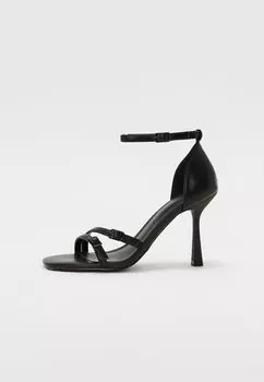 Босоножки на высоком каблуке ONLAUBREY BUCKLE HEELED SANDAL ONLY SHOES, черный