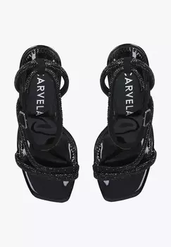 Босоножки на высоком каблуке PAPARAZZI Carvela, черный