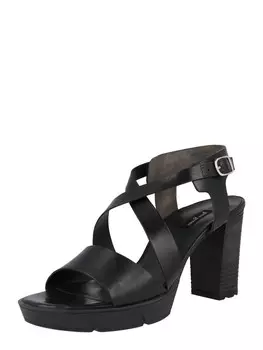 Босоножки на высоком каблуке Paul Green Sandals, черный