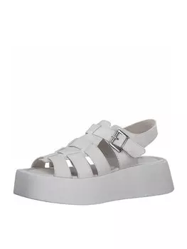 Босоножки на высоком каблуке s.Oliver Strap Sandals, кремовый