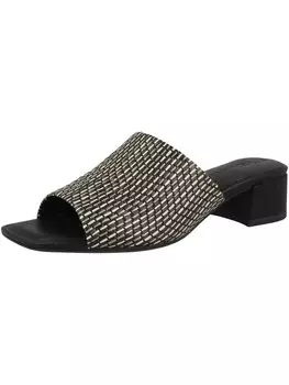 Босоножки на высоком каблуке Tamaris Mules, черный