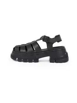 Босоножки на высоком каблуке Tommy Jeans Sandals, черный