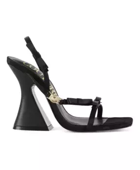 Босоножки на высоком каблуке Versace Jeans Couture, черный