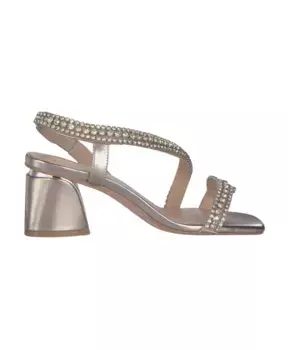 Босоножки на змеином каблуке Alma En Pena, желтый