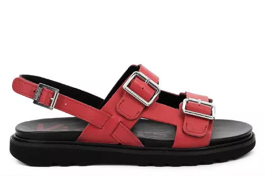 Босоножки Neosummer на платформе Kickers, красный