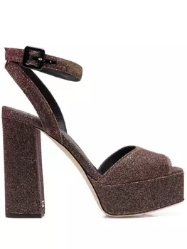 Босоножки New Betty на платформе Giuseppe Zanotti, красный