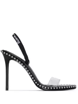 Босоножки Nova 105 с заклепками Alexander Wang, черный