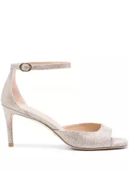 Босоножки Nudistia 75 Stuart Weitzman, нейтральный