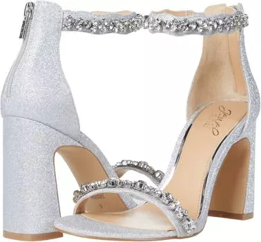 Босоножки Odessa Jewel Badgley Mischka, цвет Silver