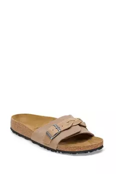 Босоножки Oita с плетеной замшей Birkenstock, бежевый