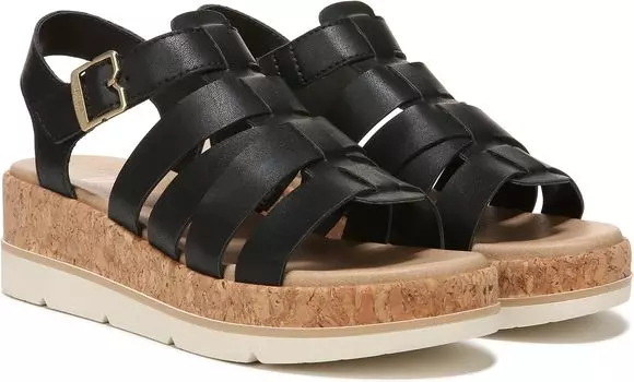 Босоножки Only You Dr. Scholl's, цвет Black Synthetic