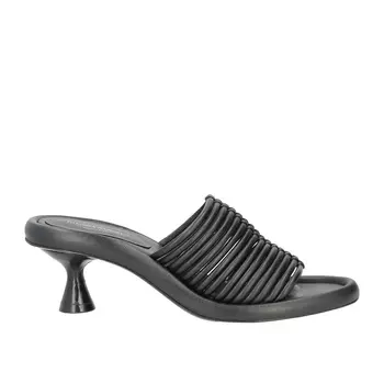 Босоножки Paloma Barcel Leather Round Toeline Geometric Heel, черный