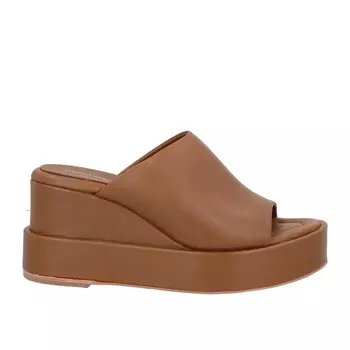 Босоножки Paloma Barcel Leather Round Toeline Wedge Heel, коричневый