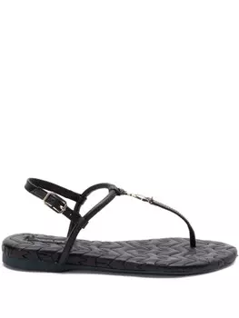 Босоножки Patrizia Pepe с бляшкой Fly, нейтральный