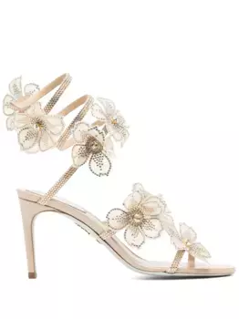 Босоножки Peach Flower 80 Ren Caovilla, нейтральный