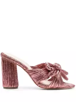 Босоножки Penny 100 с бантом Loeffler Randall, розовый
