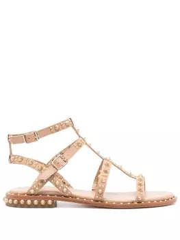 Босоножки Pepsy с заклепками Ясень, бежевый