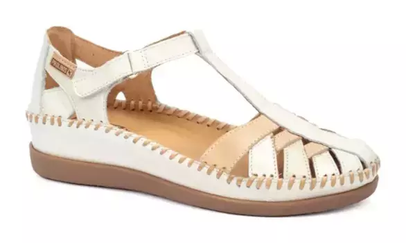 Босоножки PIKOLINOS "CADAQUES", летняя обувь, босоножки, танкетка, с характерным рантовым швом, цвет Natur Kombiniert