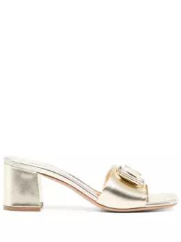 Босоножки Platino 70 Ferragamo, золотой
