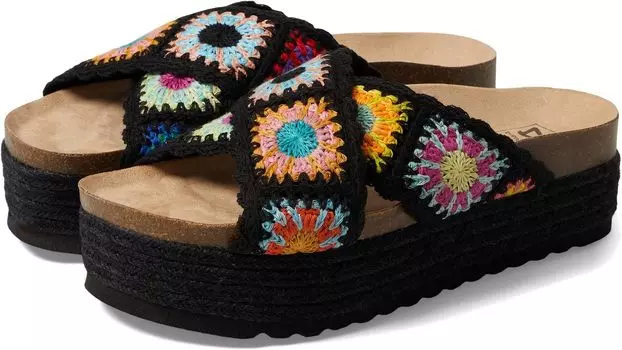 Босоножки Plays Dirty Laundry, цвет Black Crochet Multi