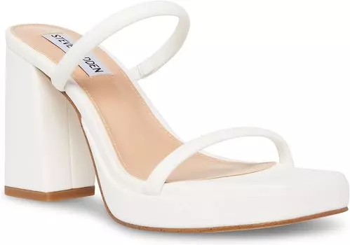 Босоножки Polly Heeled Sandal Steve Madden, белый