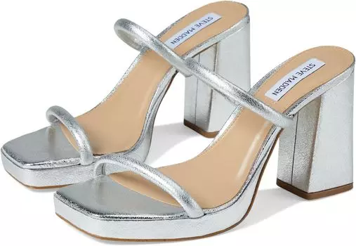 Босоножки Polly Heeled Sandal Steve Madden, цвет Silver