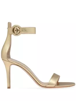 Босоножки Portofino 85 Gianvito Rossi, золотистый